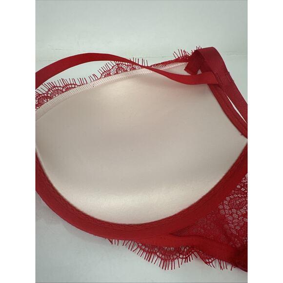 Victoria’s Secret Very Sexy Strappy Push Up Bra Red 36A - Picture 15 of 16